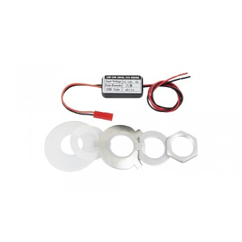 Биксеноновые линзы C-TRI G9 + (Анг. глазки, LED), комп.